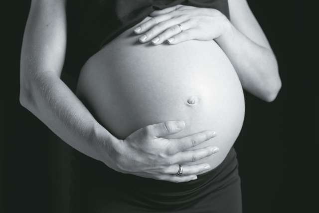 A photo of a pregnant woman
