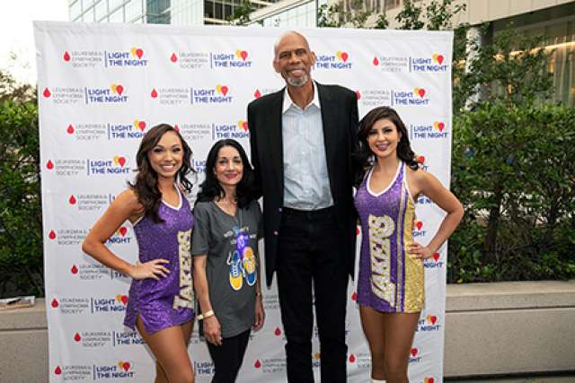 Kareem Abdul-Jabbar and Johnese Spisso