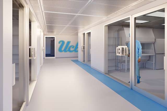 Lab corridor