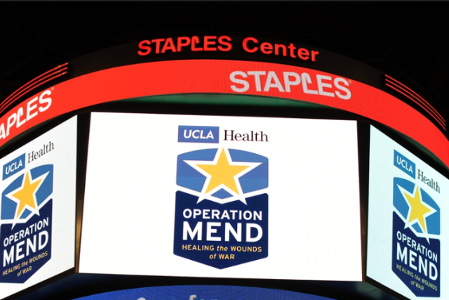 Lakers honor Operation Mend