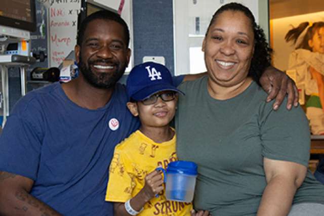 UCLA Mattel Children's Hospital patient family