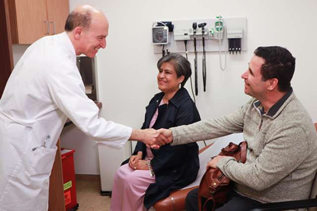 Merianos family with Dr. Ardehali