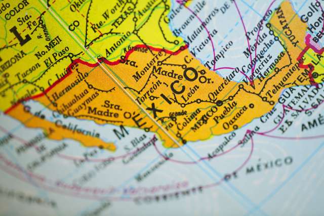 Mexico map