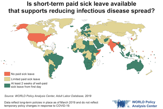 Sick leave map