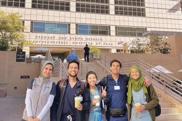 Neurology Residents Outside Reagan