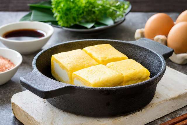 Tamagoyaki (Japanese Rolled Egg) Recipe | Simms Mann UCLA Center