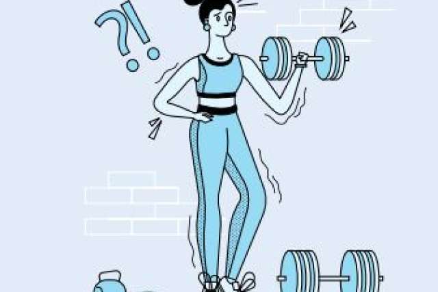 weight lifting illustration
