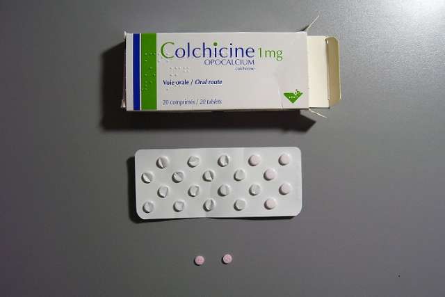 Box of colchicine