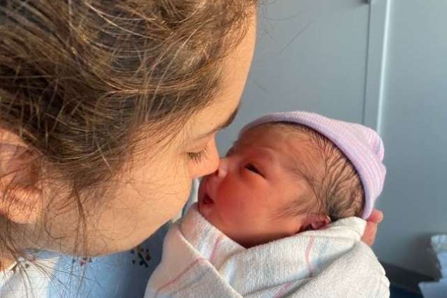 Michelle Fonseca gave birth to her son, Santos, in 2021. (Photo courtesy of Michelle Fonseca)