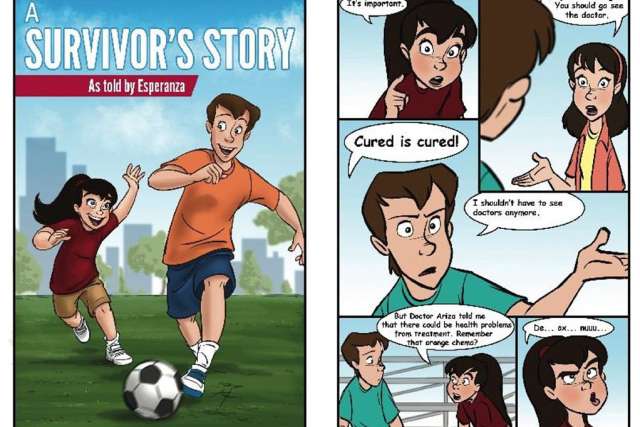 A fotonovela - a photo-based booklet with text bubbles for dialogue - helps patients understand the health care system and get the care they need.