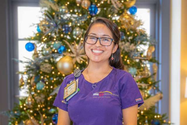 Tracy Serrano, a child life specialist at UCLA Mattel Children’s Hospital, Santa Monica
