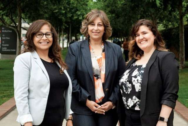 (From left) Susana Morales, Shereen Gerges and Audrey Martinelli Rodriguez strive to be a one-stop shop for international patients
