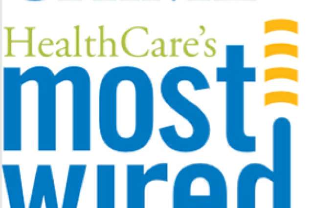 CHiME Healthcare's most wired 2018 logo