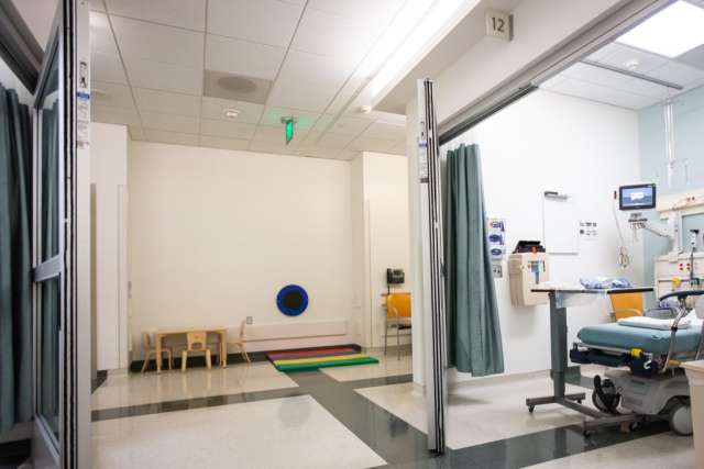 Inside view of the Chase Child Life operating room