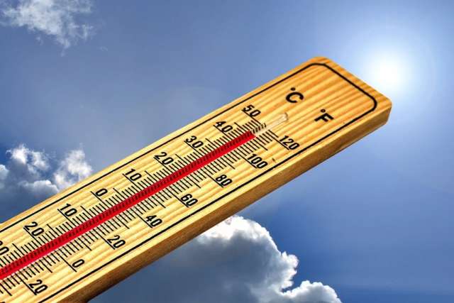 Hot weather thermometer