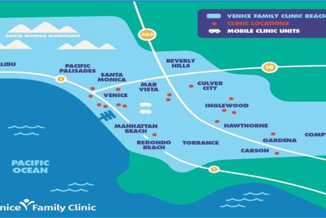 Venice Family Clinic map