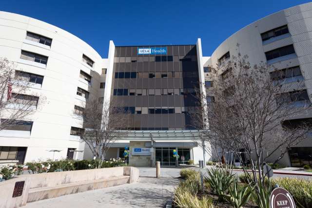 UCLA West Valley Medical Center front entrance