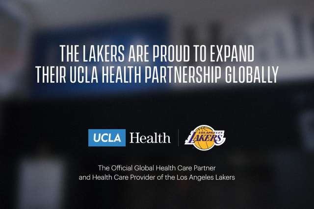 The Lakers are proud to expand their UCLA Health partnership globally