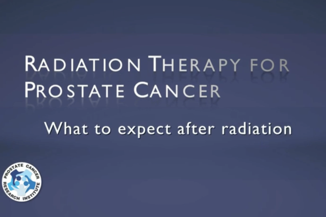 What to Expect after Radiation Therapy for Prostate Cancer with Michael Steinberg, MD