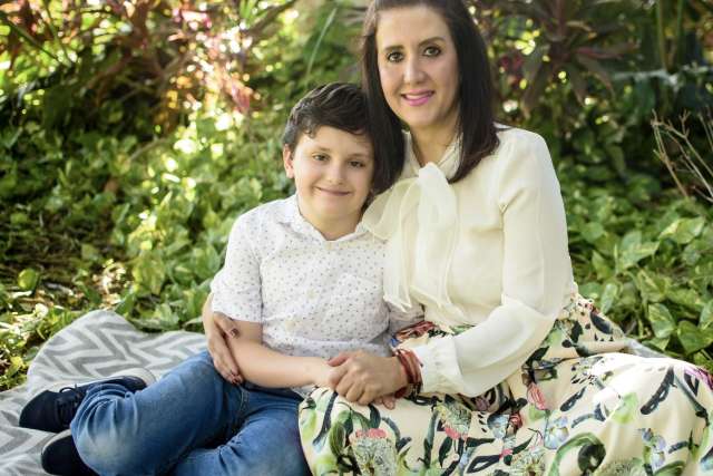 Lorena Garcia and her son, Fernando, made the long trip from Mexico to UCLA Health in search of an accurate diagnosis. (Photo courtesy of Lorena Garcia)