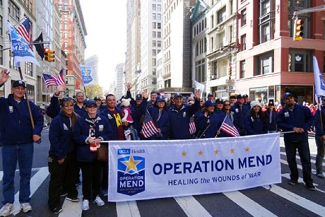 For the sixth consecutive year, representatives of Operation Mend, including 10 veterans, took part in America's Parade, the country's oldest and largest Veterans Day celebration.