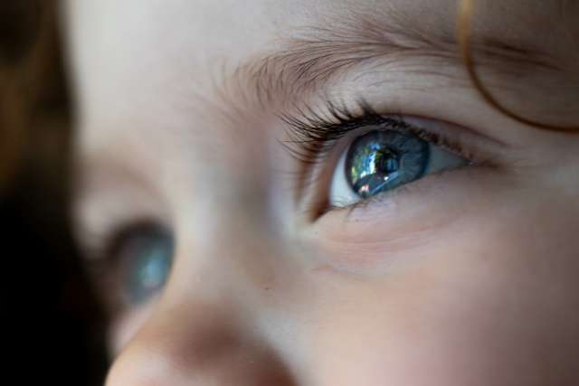 A child's eyes