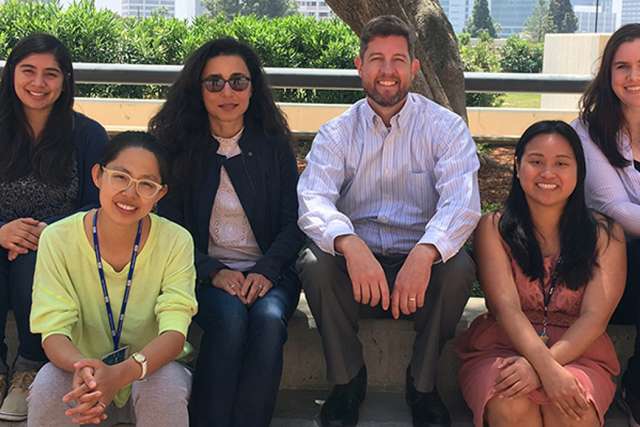 Mittelman Lab team outdoors