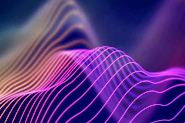 Linear abstract to indicate AI Data in 3 D