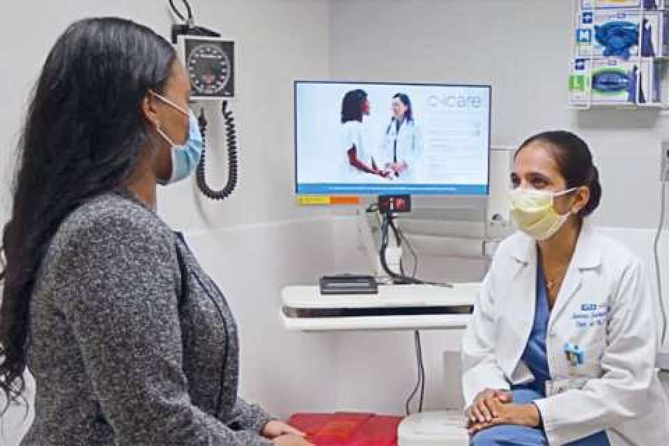 Sridhar with Patient