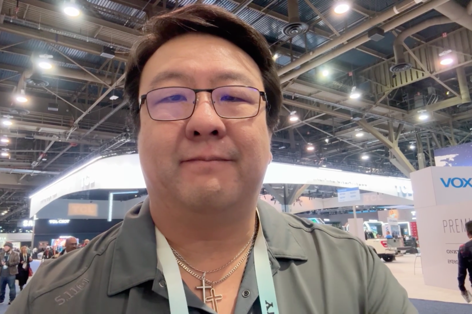 Drew Cheng, MD at CES in Las Vegas, Nevada 