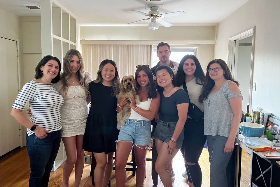 Medical students group photo