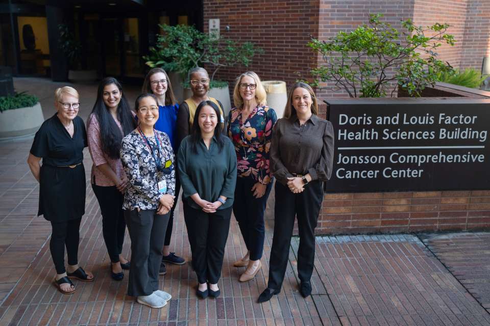 Members of the UCLA Jonsson Cancer Center Justice, Equity, Diversity & Inclusion team