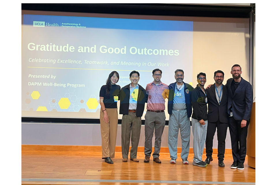 DAPM Gratitude and Good Outcomes Presenters at Grand Rounds
