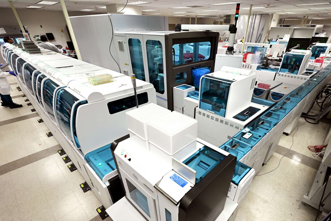 Automated testing machines