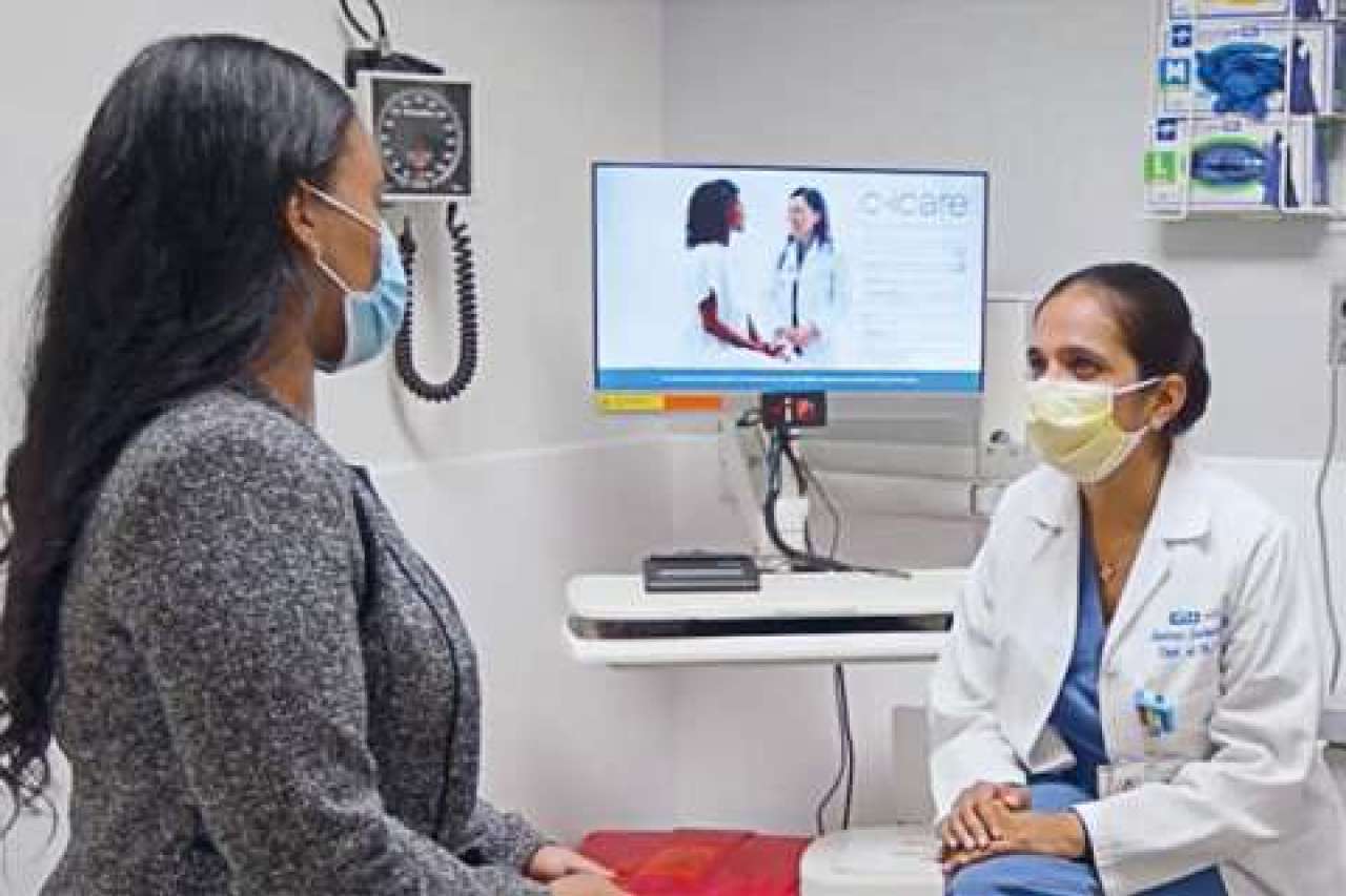 Sridhar with Patient