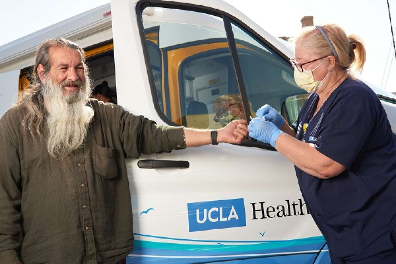 HHC Patient and UCLA Health Nurse