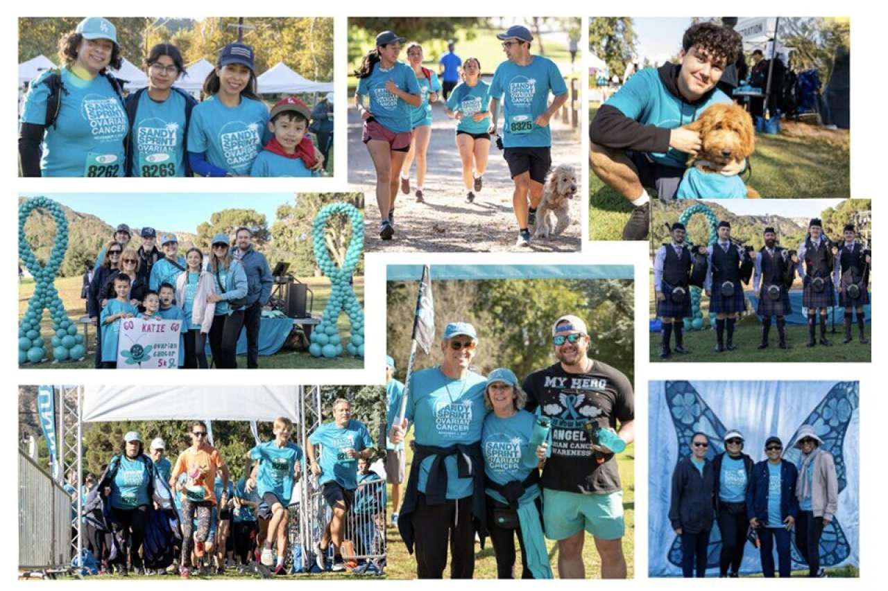 Family and friends participating in Sandy Sprint 2024