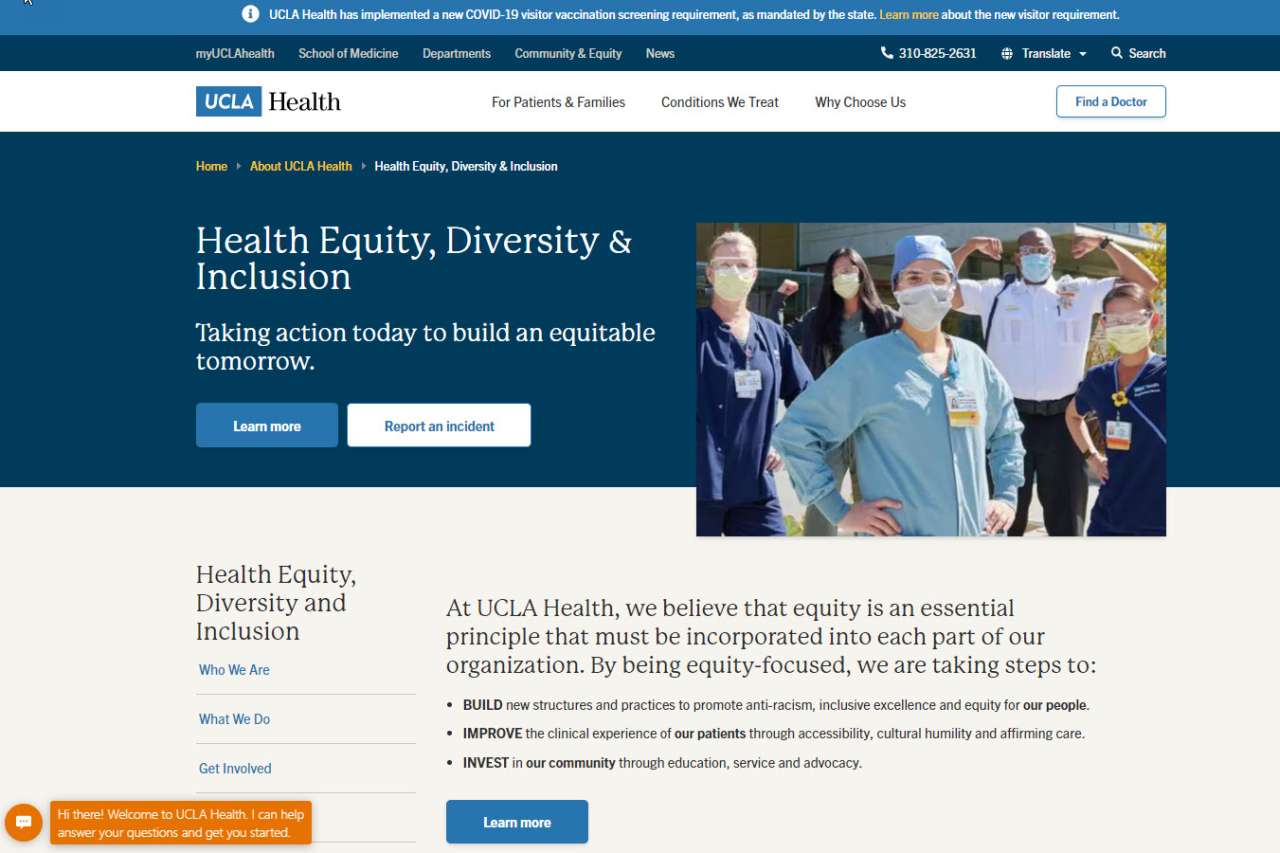 Health Equity, Diversity & Inclusion at UCLA Health