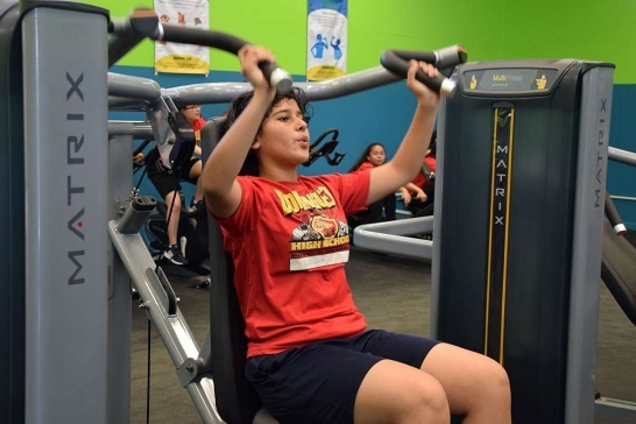 Person lifting weights