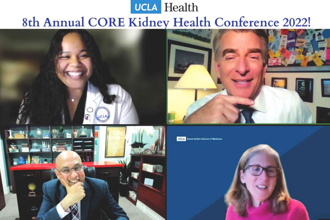 Screenshot of the 8th Annual CORE Kidney Health Conference