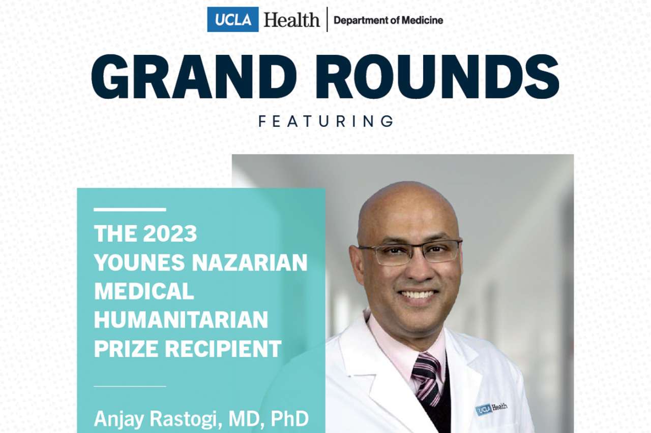 Dr. Rastogi Accepts Younes Nazarian Medical Humanitarian Prize