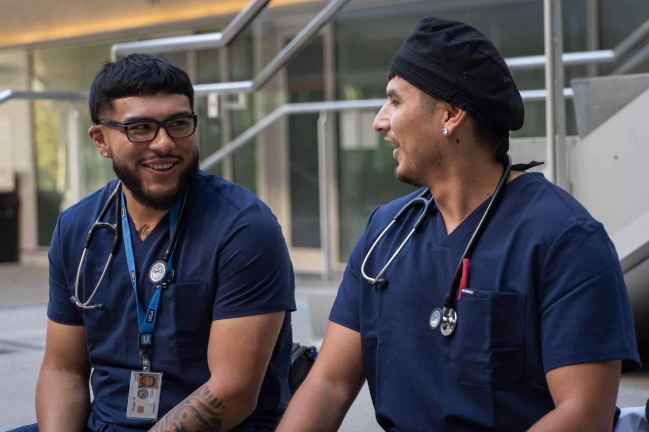 2 first-generation Latino medical students go viral on Instagram | UCLA ...