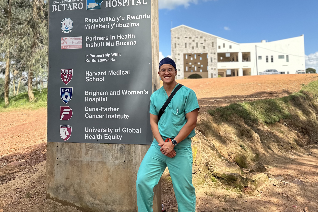 Dr. Sean Nguyen at Butaro Hospital.
