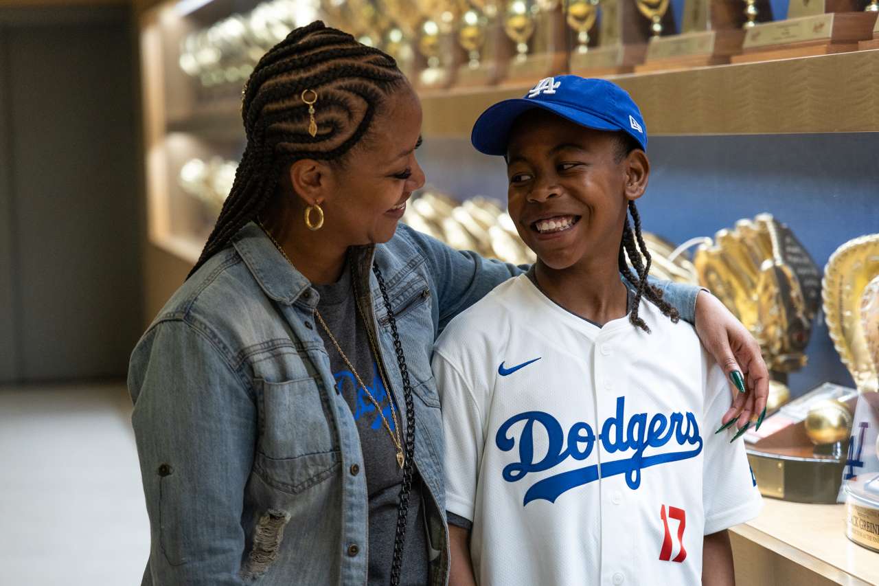 UCLA Health pediatric cardiology patient, Albert Lee tours Dodger Stadium with family and friends