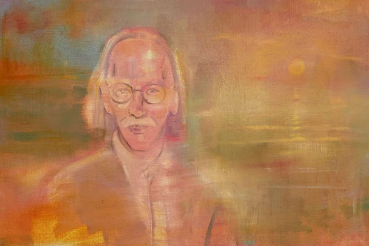 Oil painting of Will Vinet.