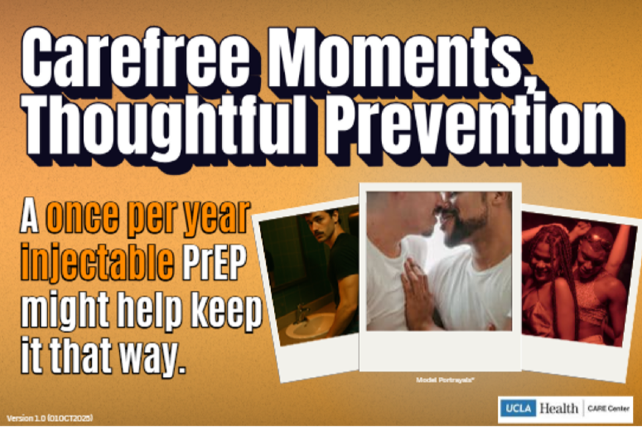 Once Yearly Injectable PrEP Study Flyer