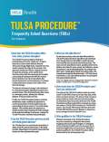 TULSA FAQ Sheet Preview