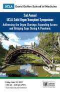 UCLA Solid Organ Transplant Symposium flyer