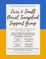 Liver & Small Bowel Transplant Support Group Flyer
