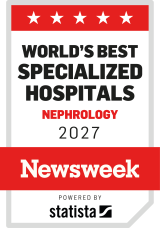 Newsweek World's Best Specialized Hospitals Nephrology 2027 award badge